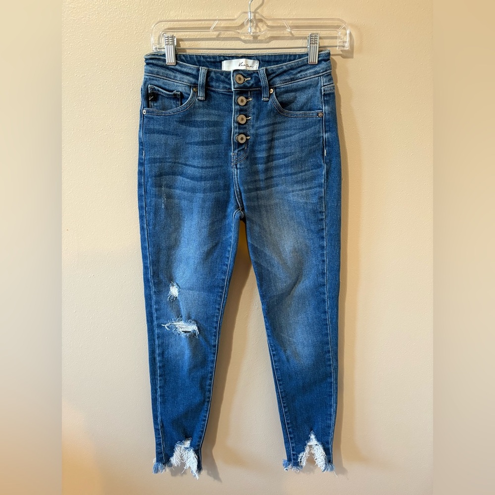 KanCan Button Fly Skinny Jeans Womens size 27